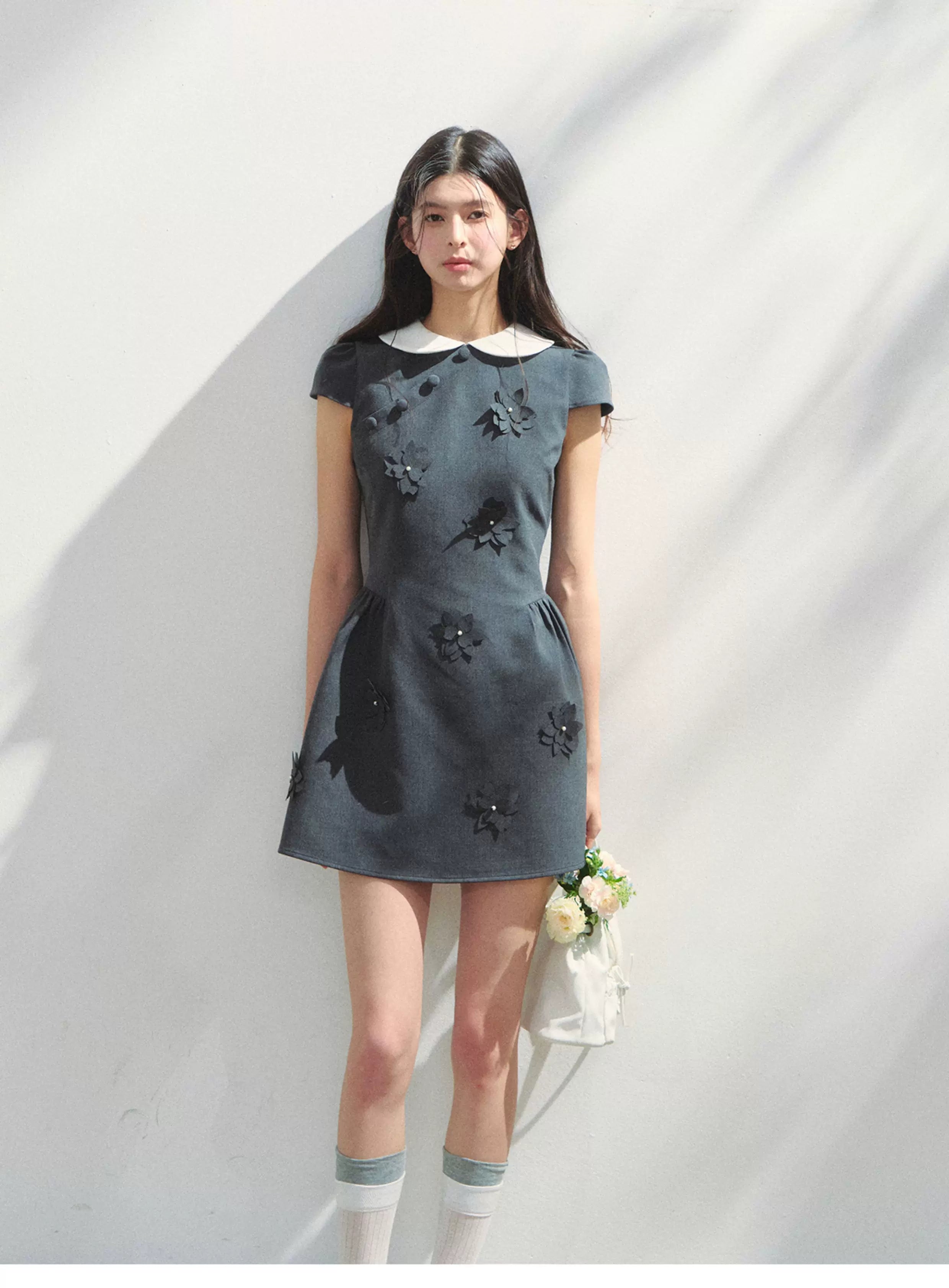 SunsetPark Doll Collar Casual Dress