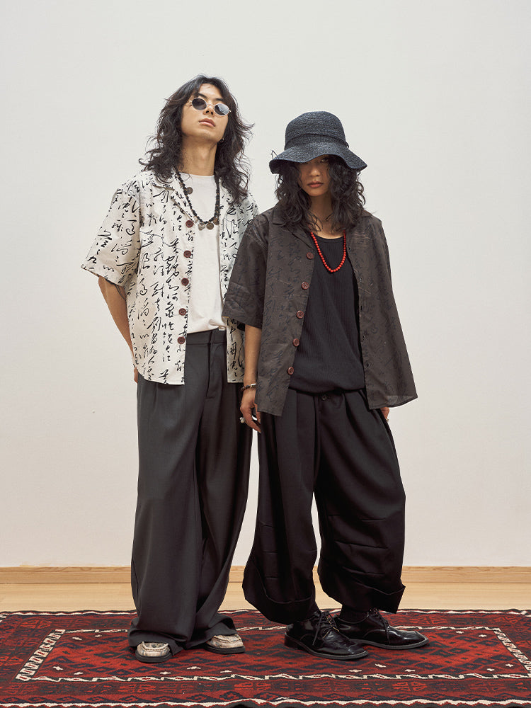 OSCILL Yellow Crane Tower Shirt