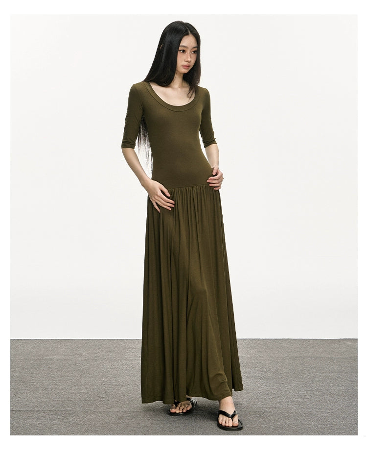 Anna Aneae Ballet Pleated Waist Dress