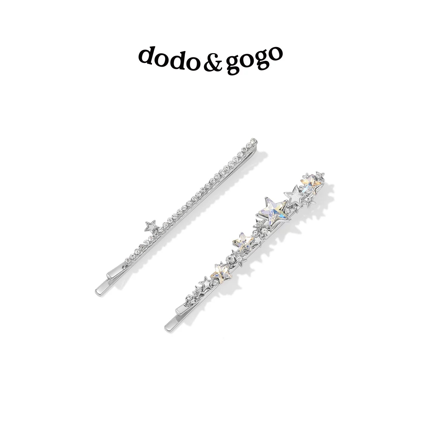 DODOGOGO Star Rhinestone Word Clip