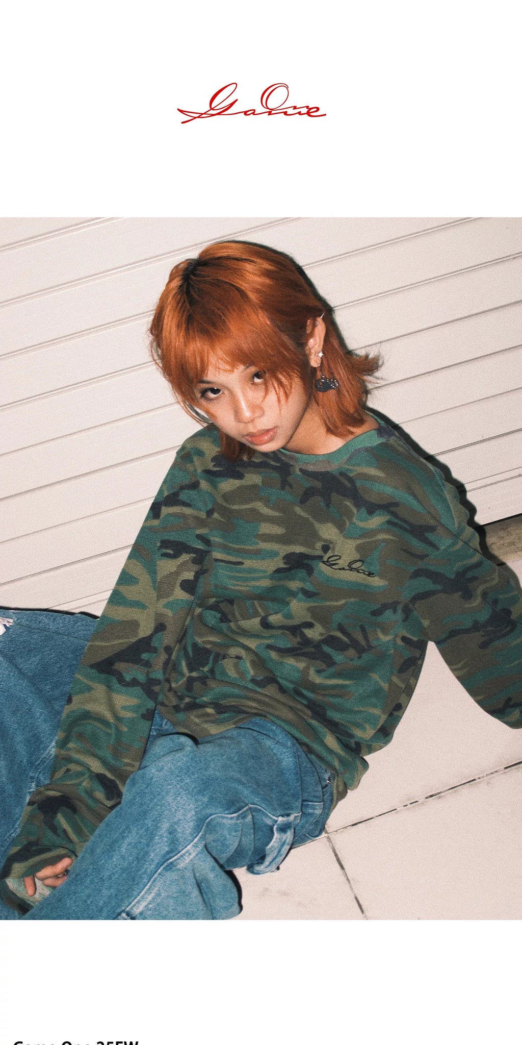 Gameone Camo Waffle Base Long Sleeve