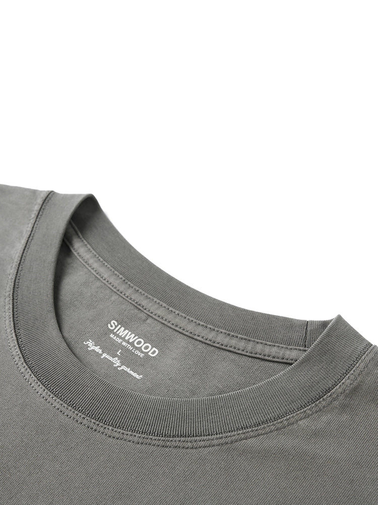 SIMWOOD Wash Tooling Pocket Loose Tee