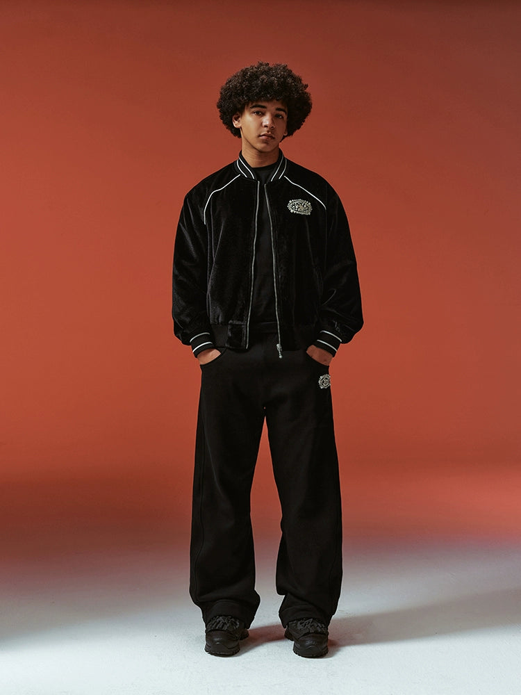 YADcrew RHNESTONE VELV Jacket