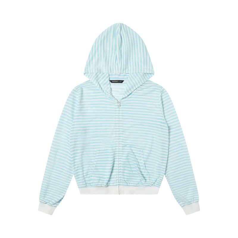TGNS Striped Light and Thin Short Casual Jacket