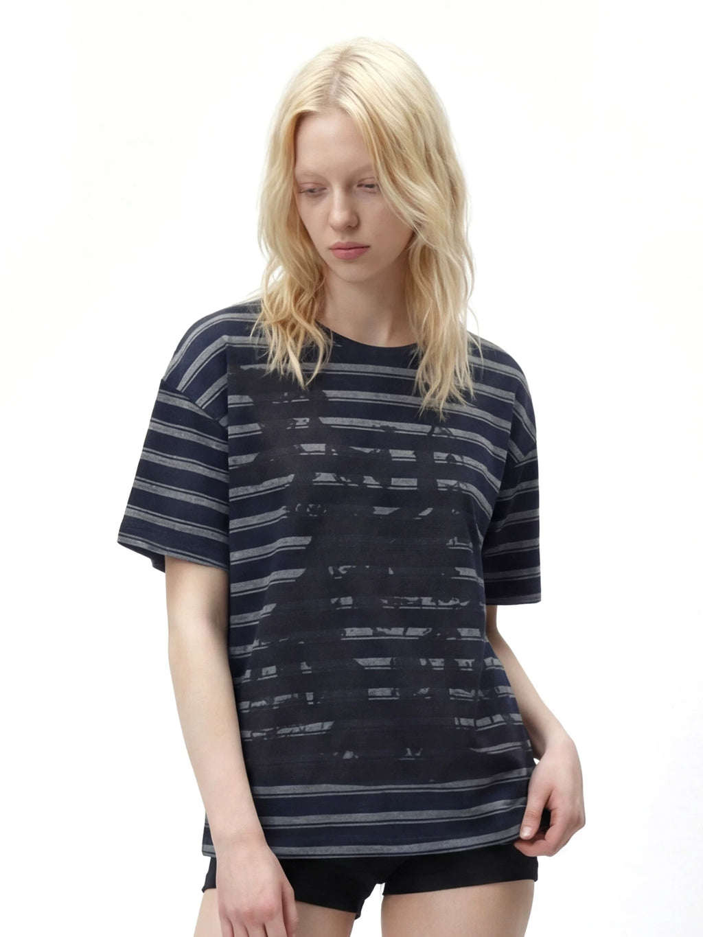 Remedy Vintage Loose Lazy Striped Tee