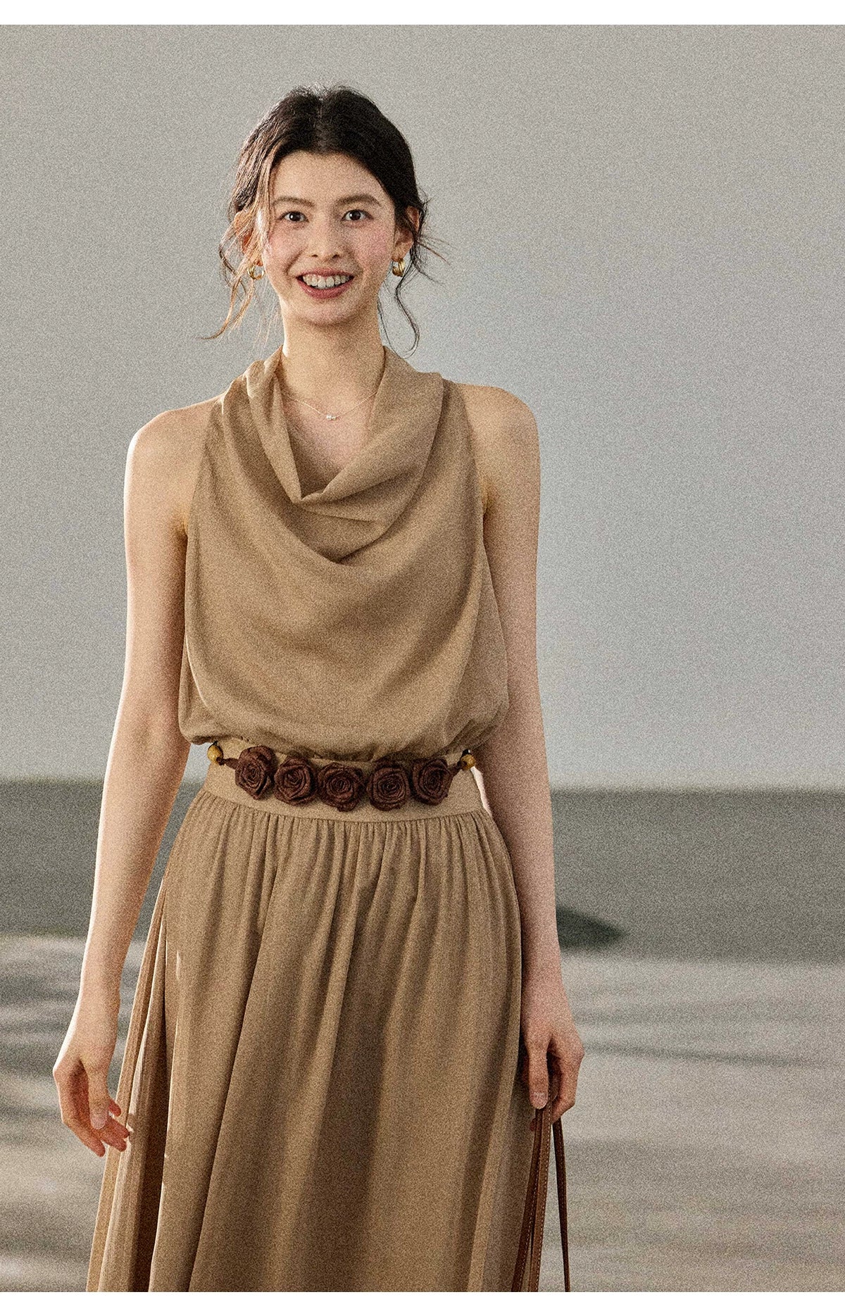 TYANG Neck Temperament Gentle Dress