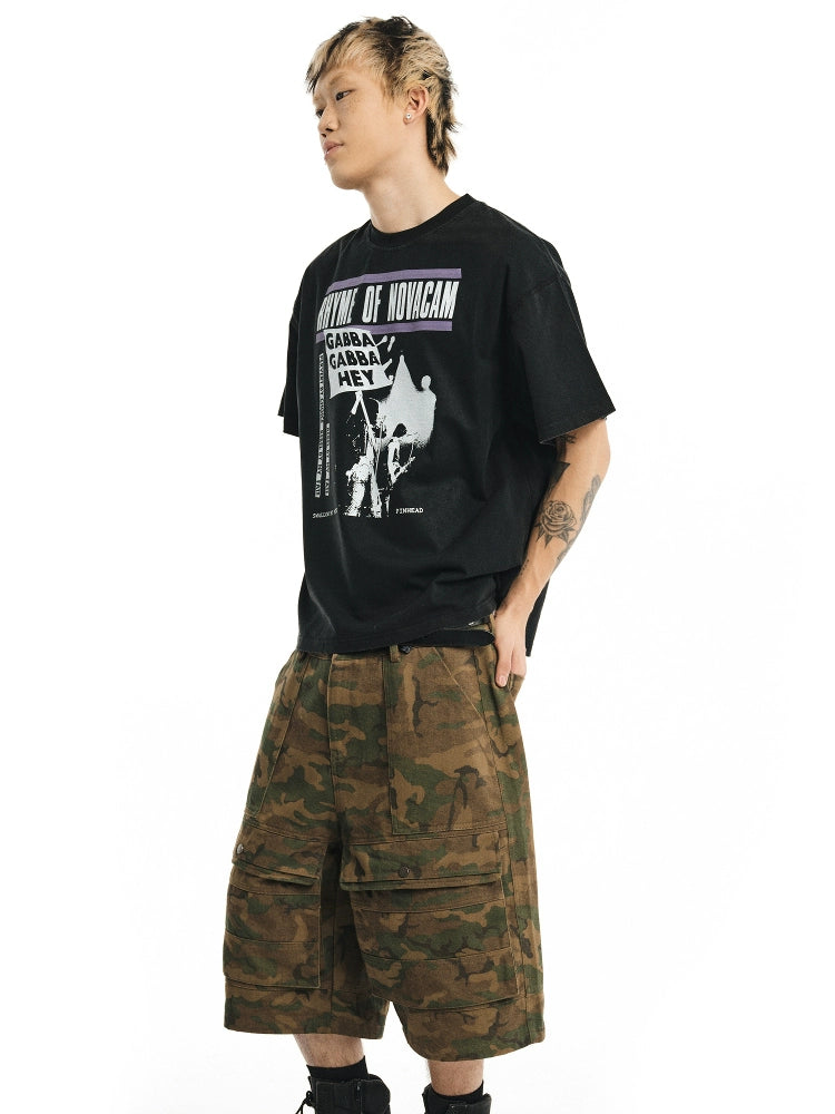 NOVACAM vintage reverse stitch Tee