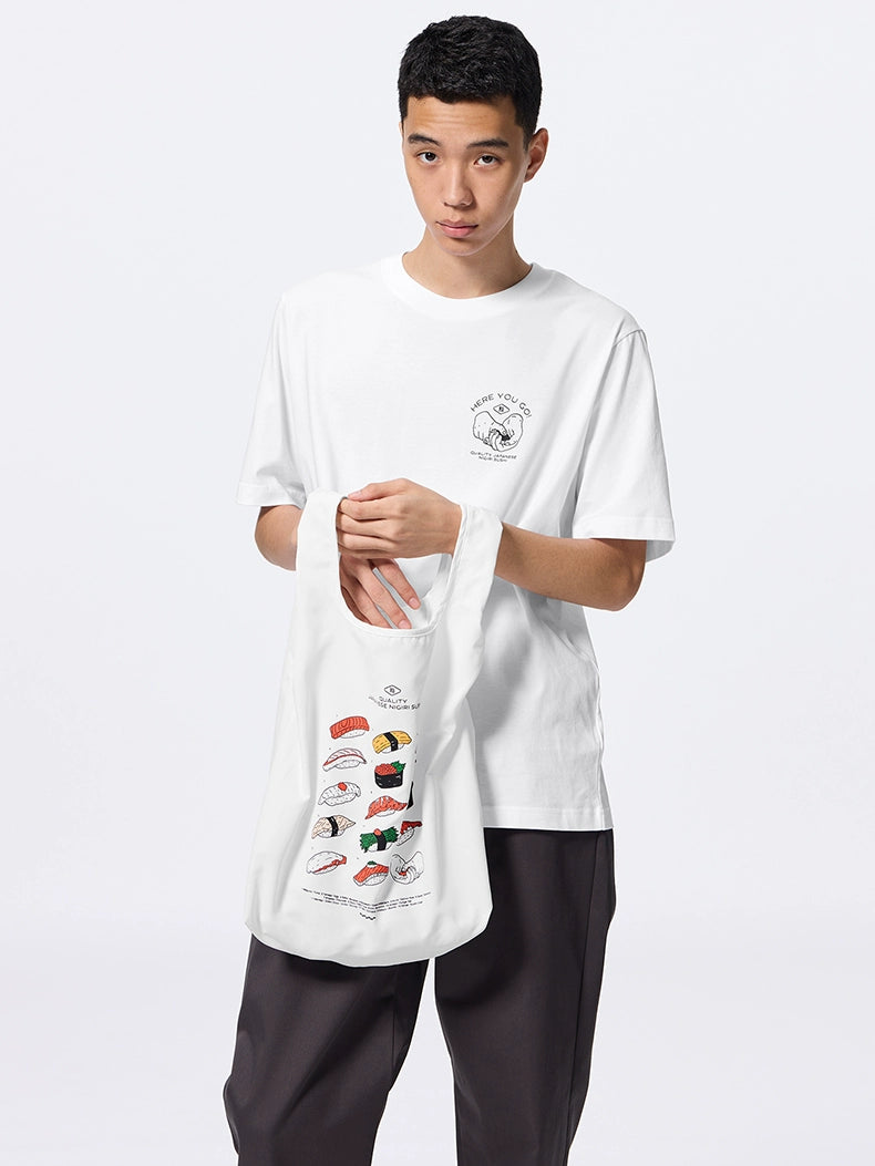 GU Printed Lightweight Tote Bag