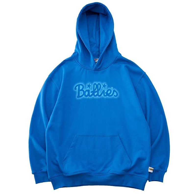 Battles Embroidered Fleece Loose Hoodie