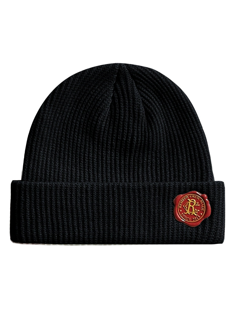 Remedy Badge Guochao wool hat
