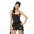 Ariseism Vintage Irregular Lace Sling
