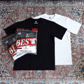 SWFI Pure Cotton Black and White Set (one Pack of Two Pieces) Short-sleeved T-shirt