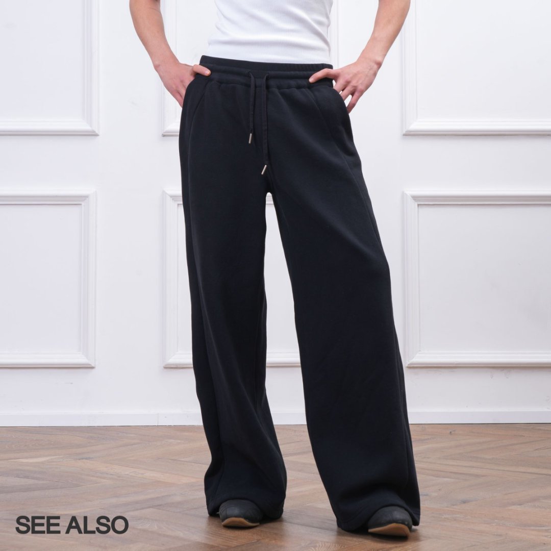 SEE ALSO 25ss "Plain Luxury Aesthetics" Deconstruction Design Profile Sweatpants SA063