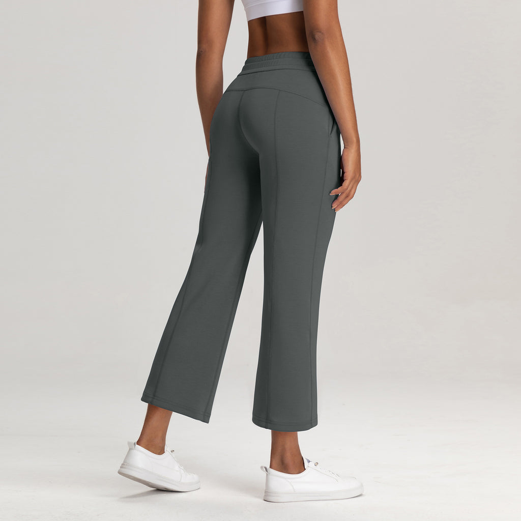 Athena Lulu Loose Sports Fitness Straight Capris