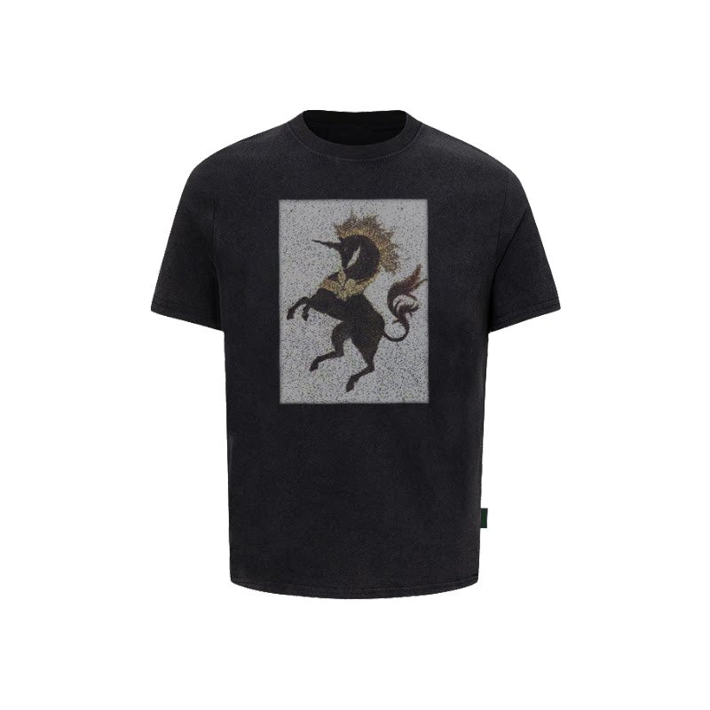 KONOOT Retro Casual Round Neck Tee