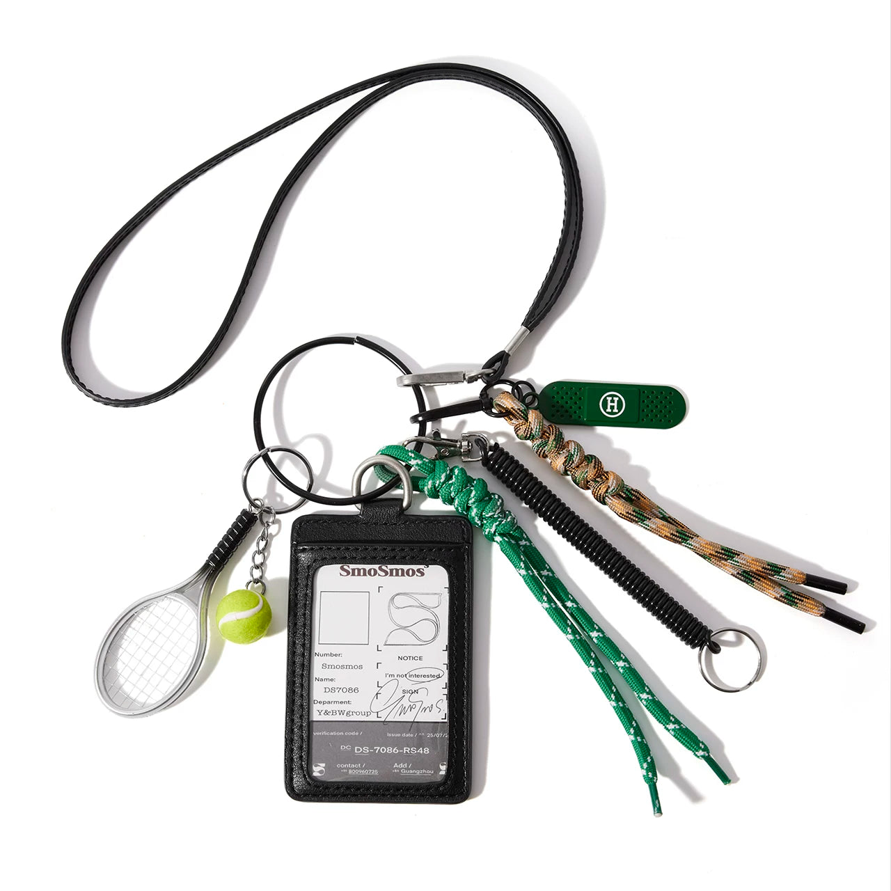 SmoSmos Card Cover Bus Bag Pendant Key Badge