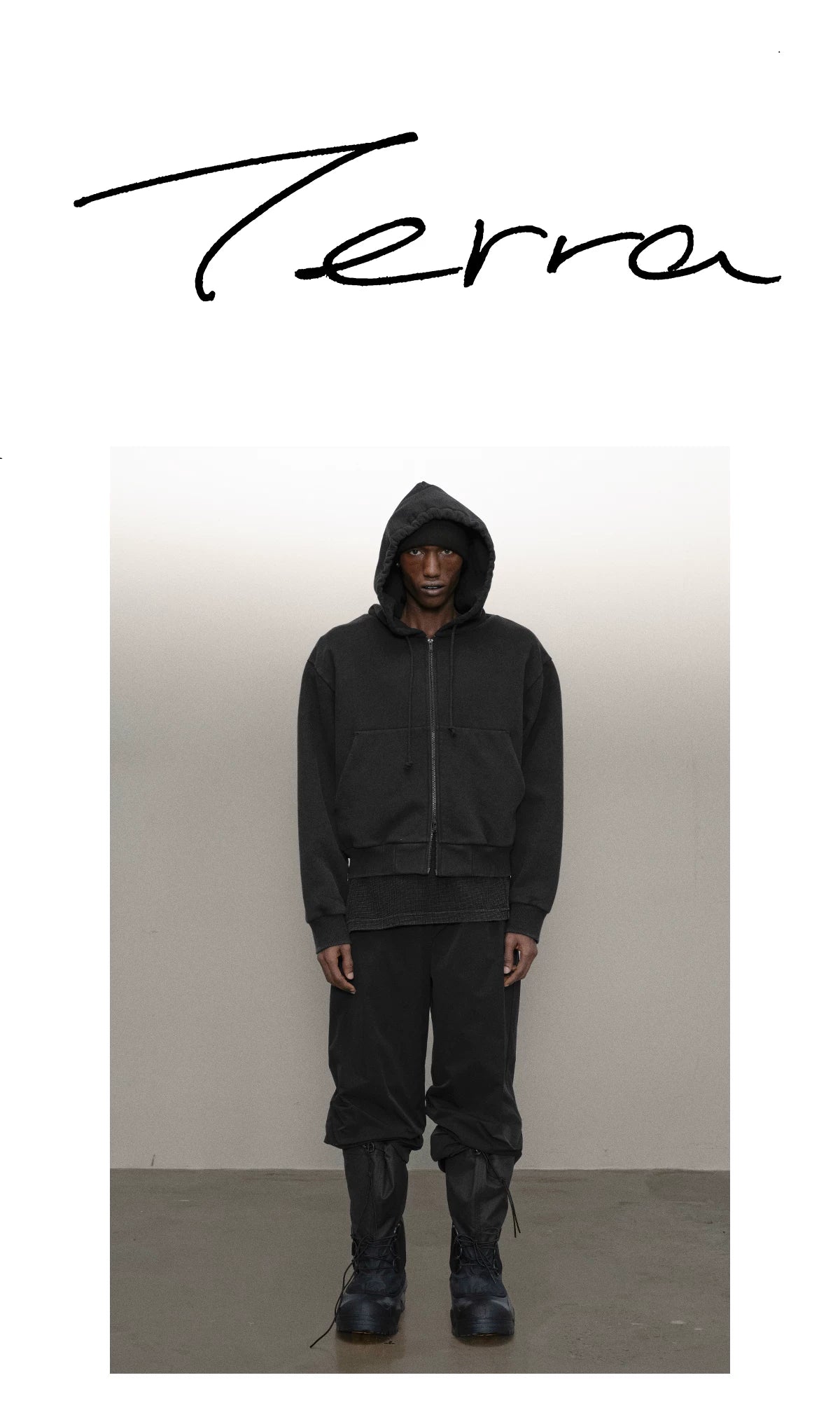 Terrawear Short Zip Hooded Sweater Jacket