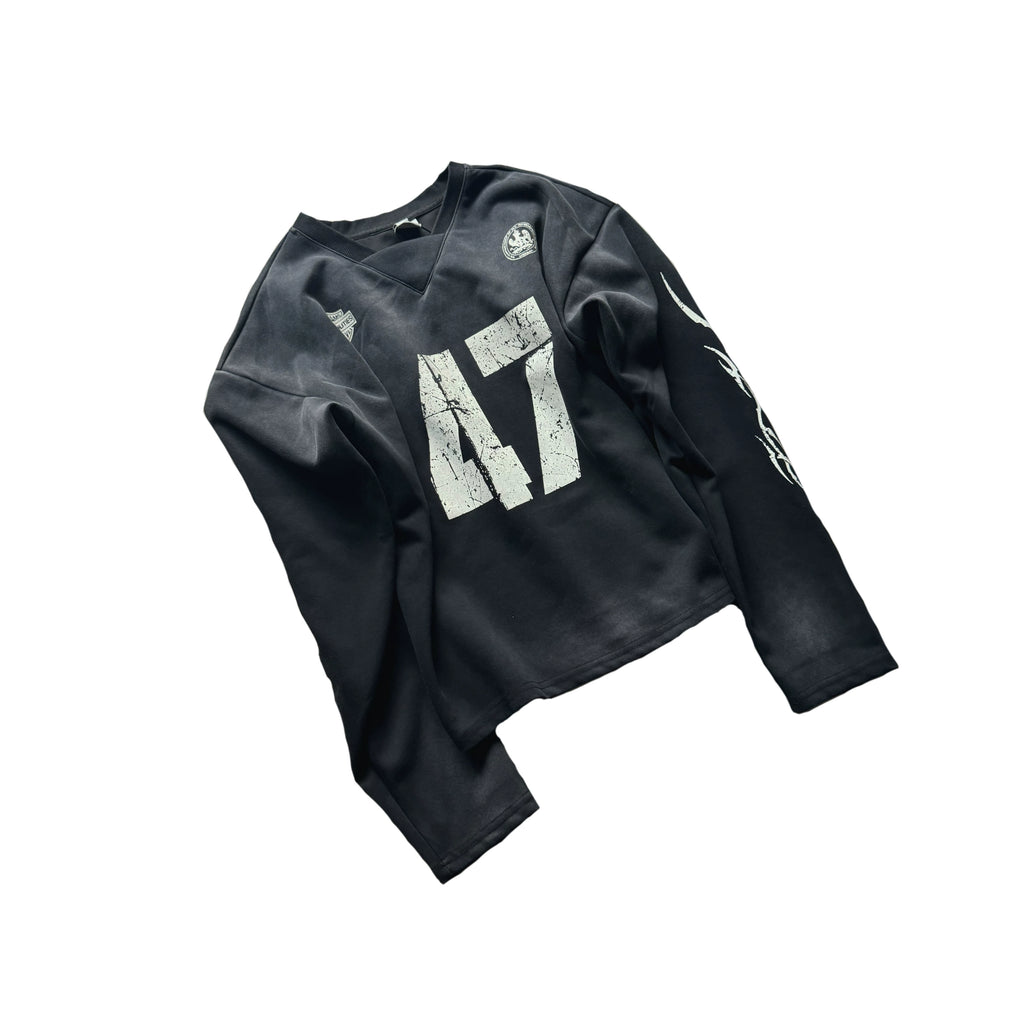 URRRGE Retro Short and Wide Version Casual Long Sleeve