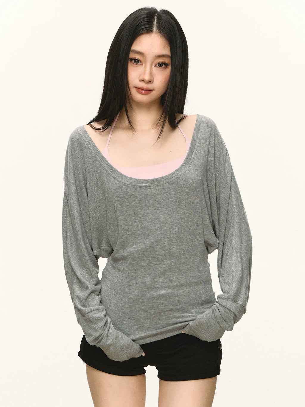 Anna Aneae Tencel Wool Loose Long Sleeves