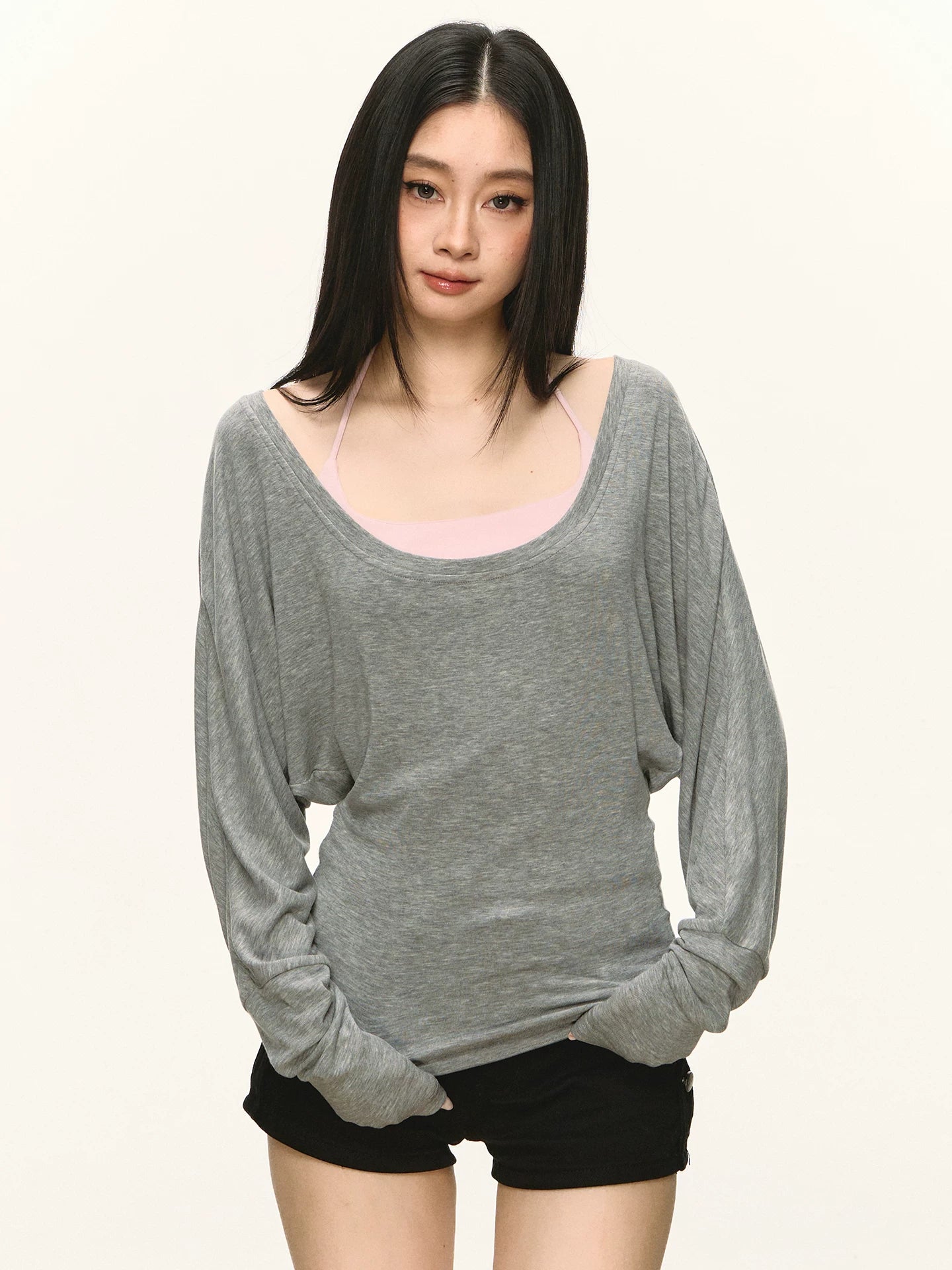 Anna Aneae Tencel Wool Loose Long Sleeves