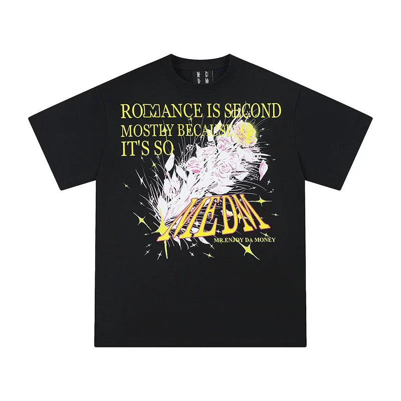 MEDM Crystal Rose Loose Tee