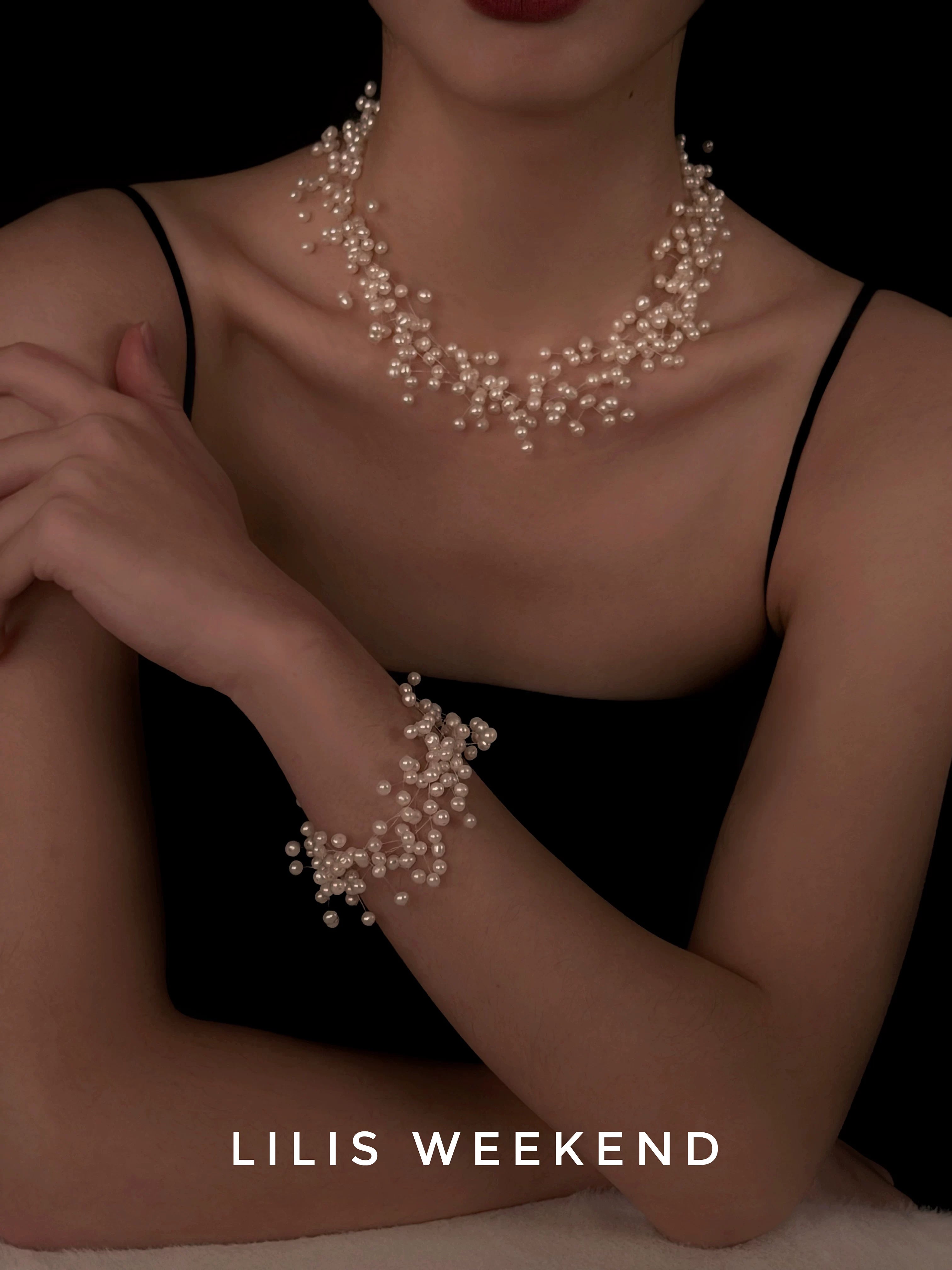 Lilis Weekend Starry Freshwater Pearl Necklace