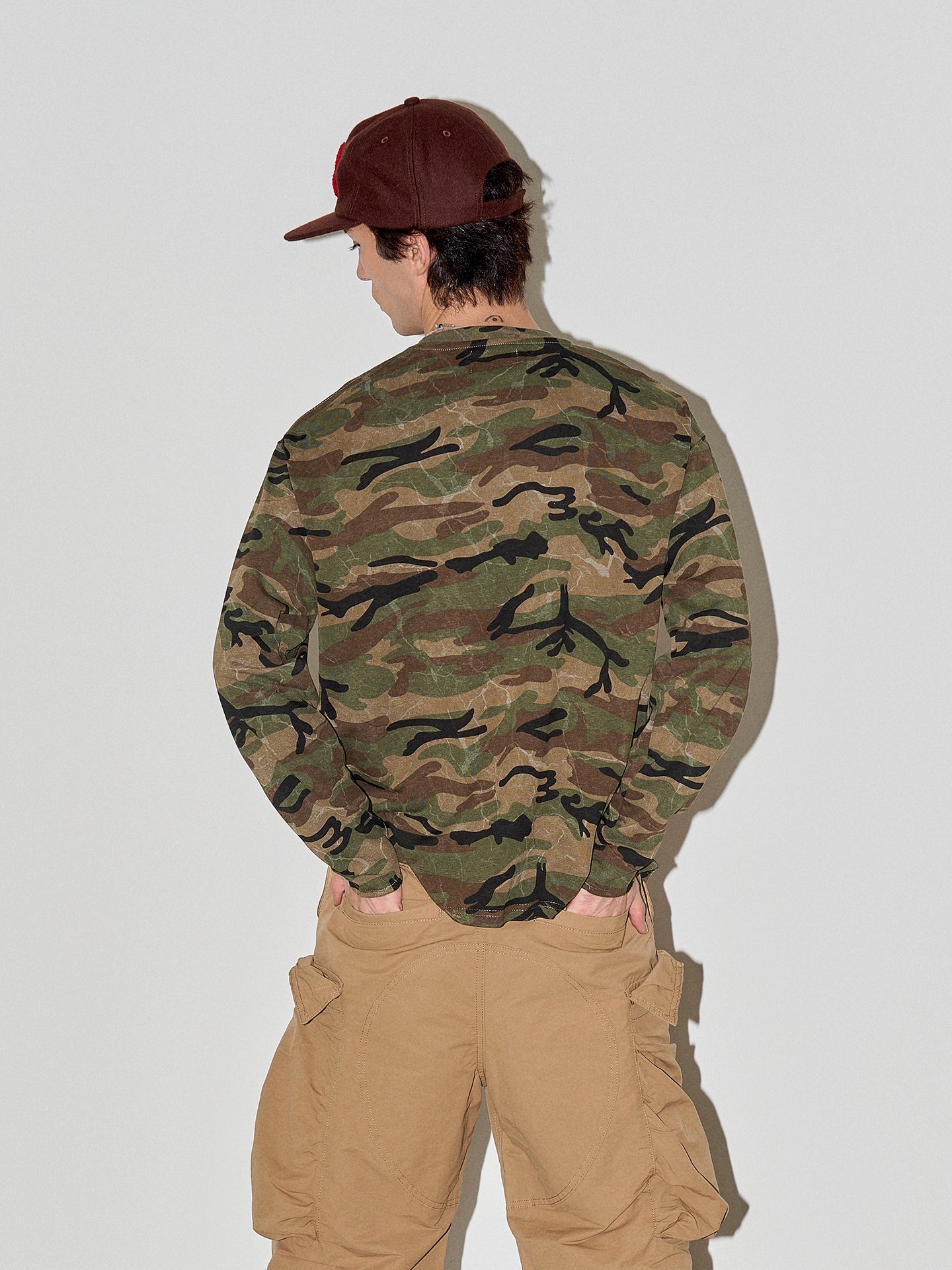 LIBERAFIT Camouflage Star Ring Rivet Long Sleeve