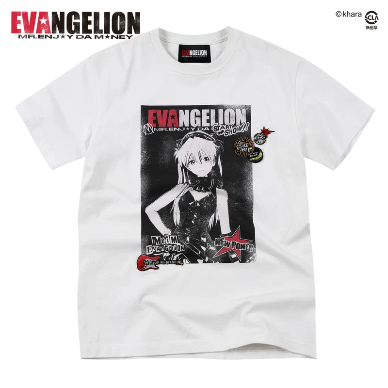 MEDM Old Casual Crew Neck Versatile Tee