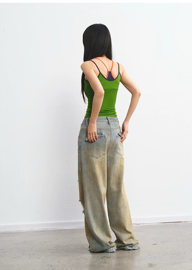 LINY LIBERTY Fake Two Piece Slim Sling