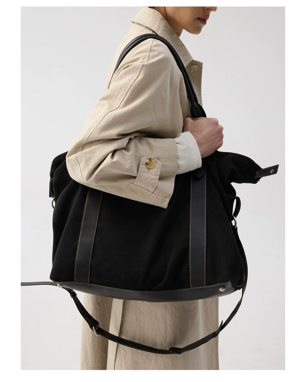 TERRAINCOGNITA Casual Suede Leather Shoulder Messenger Bag
