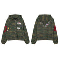 EAHO Camouflage Fleece Cardigan Hooded Sweater