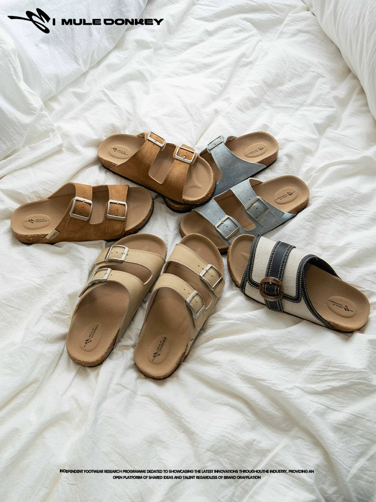 Donkey Flat Lazy Birkenstock Half Slippers