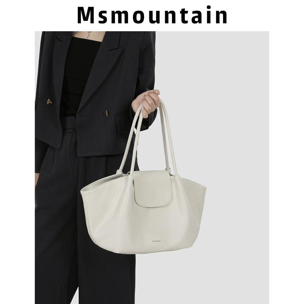 Msmountain Soft Cowhide Shoulder Bag