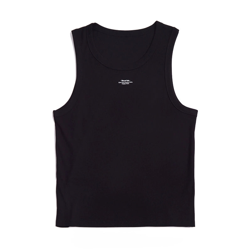 Blessed Sport Slim Bottom Stretch Ribbed Vest