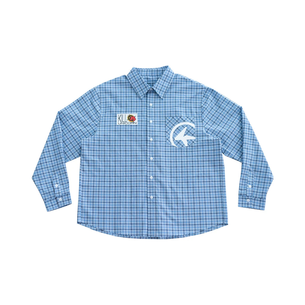 4AM Plaid Lapel Shirt