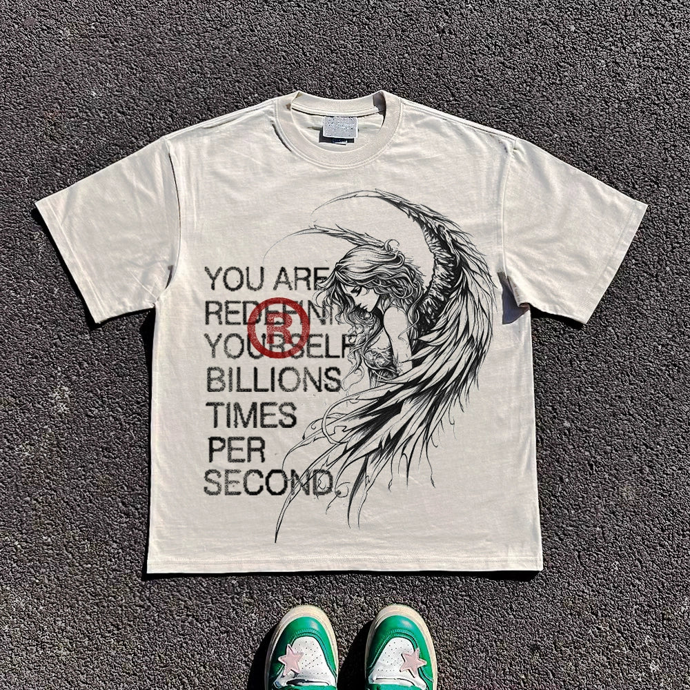 Wang Youbing Studio! BILLIONS 260g 100% Cotton Tee