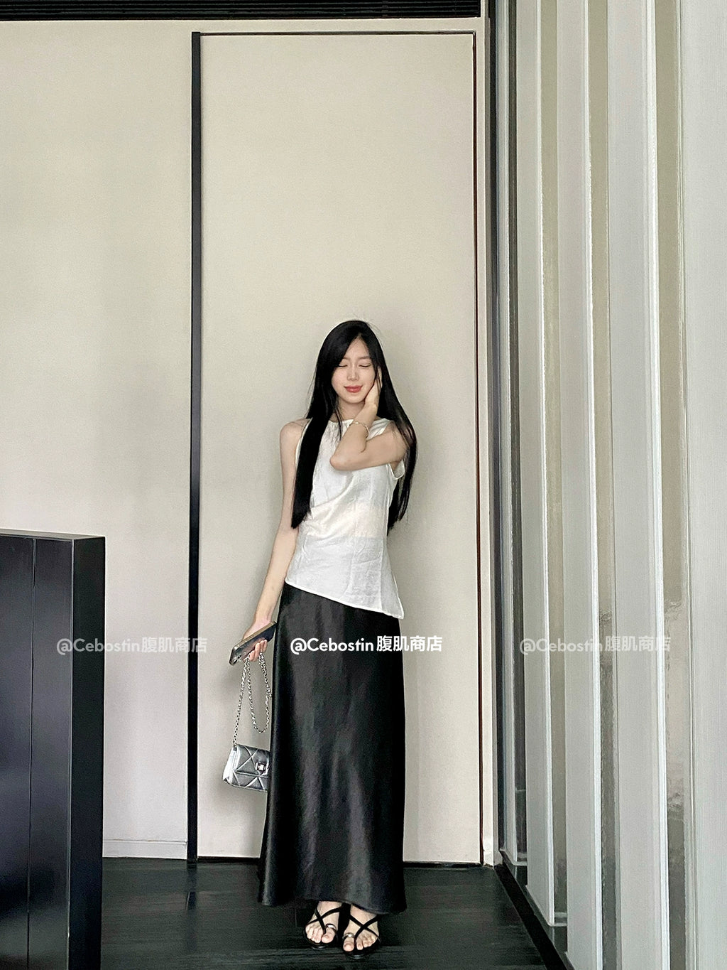 Cebostin Metal Buckle Toe Versatile Sandals