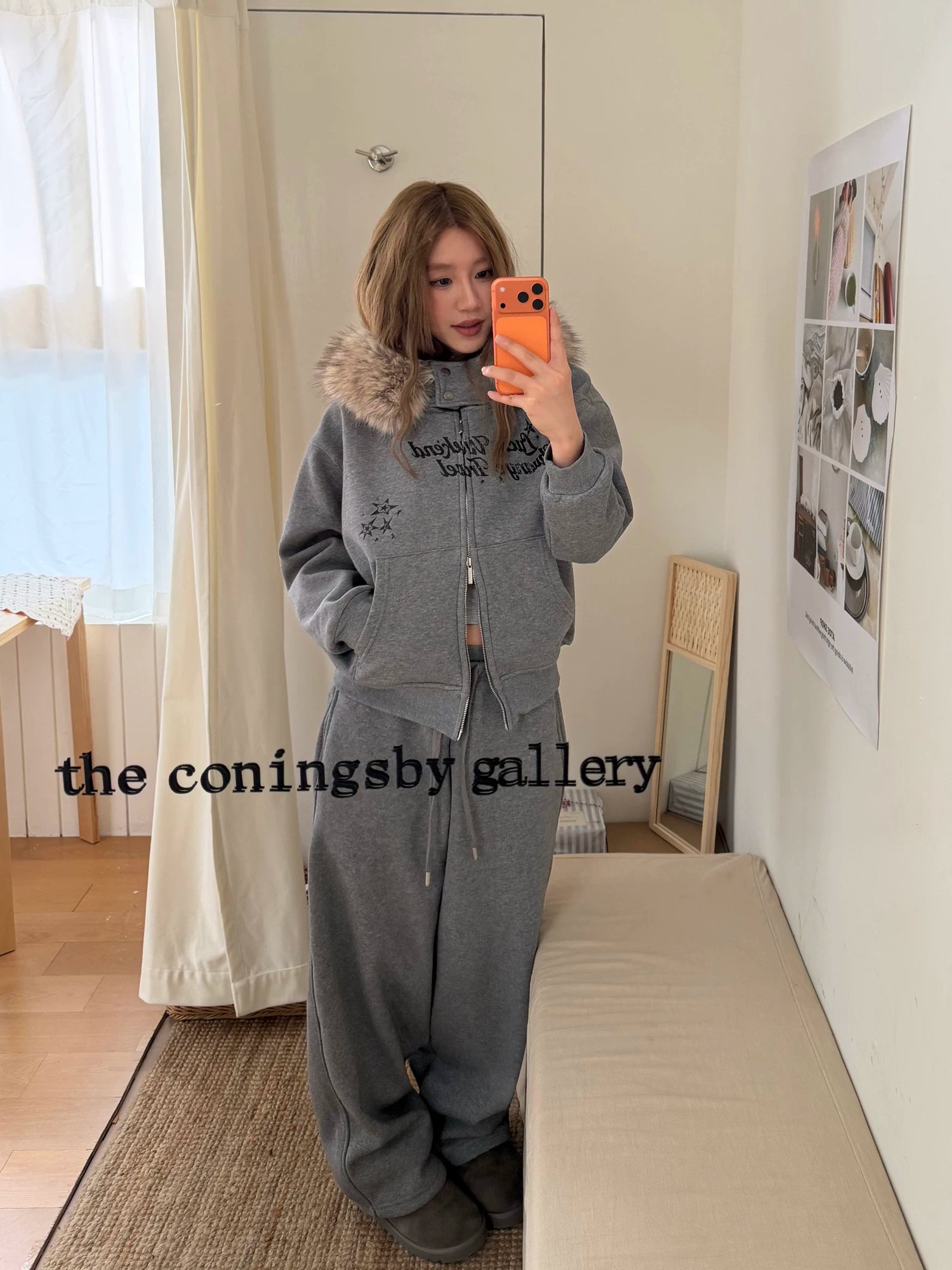 CCYE Removable Fleece Collar Short Jacket