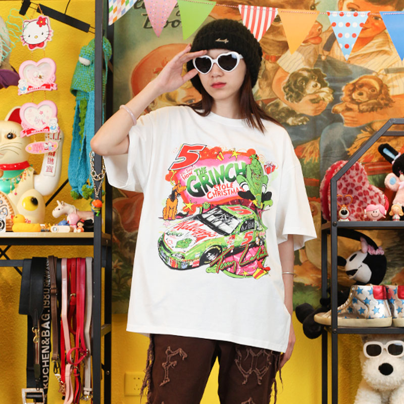 Wang Youbing Studio! THE GRINCH 260g 100% Cotton Tee