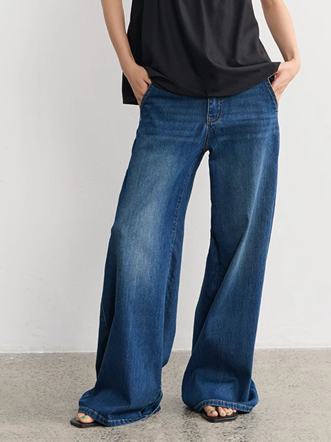 LINY LIBERTY Vintage Skinny Versatile Straight Jeans