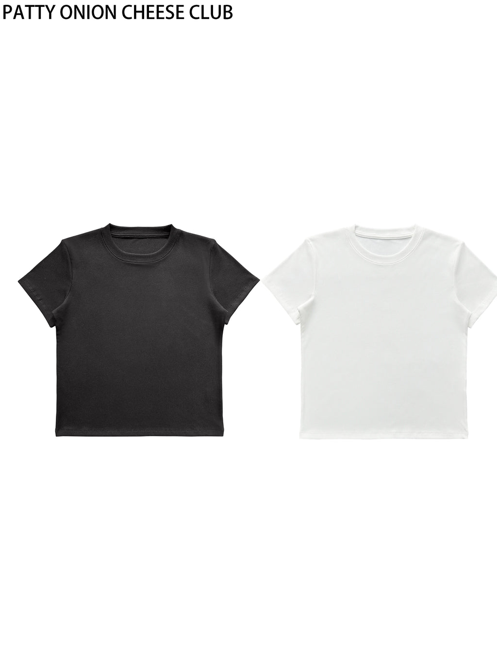 YGN098 Crew Neck Slim Elastic Tee