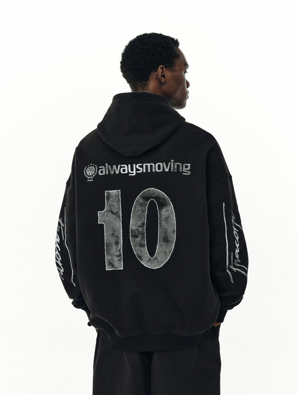 FPA Hooded Digital Retro Mottled Sweater