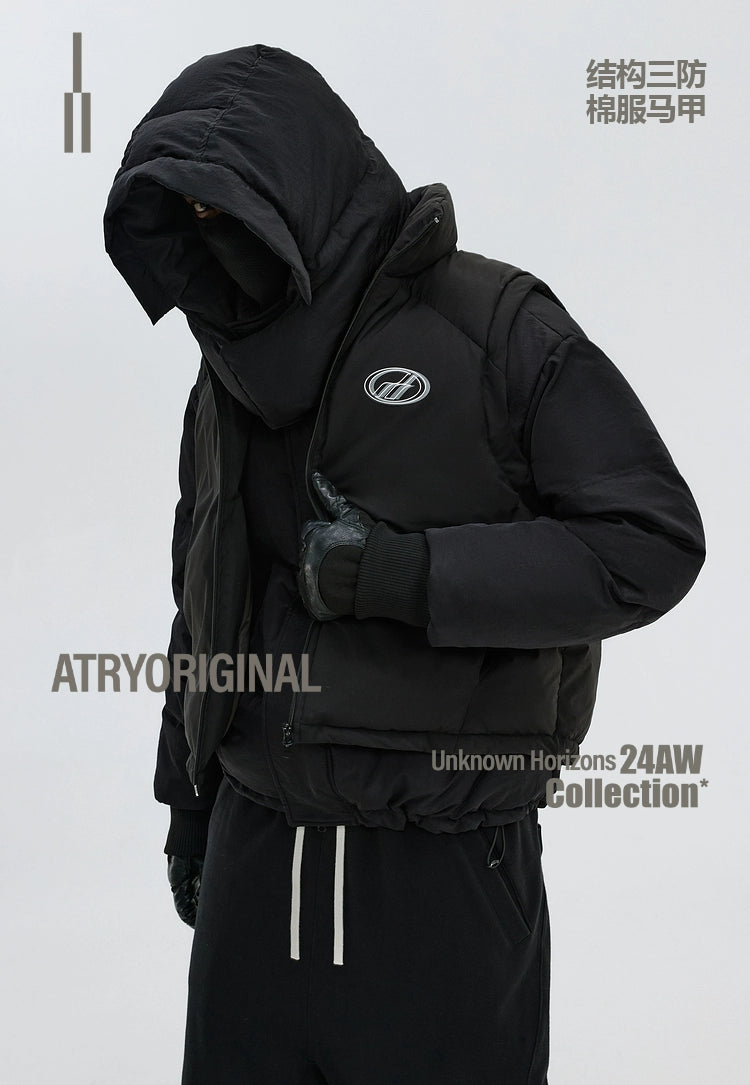 ATRY Three-proof Structure Cotton Jacket Vest