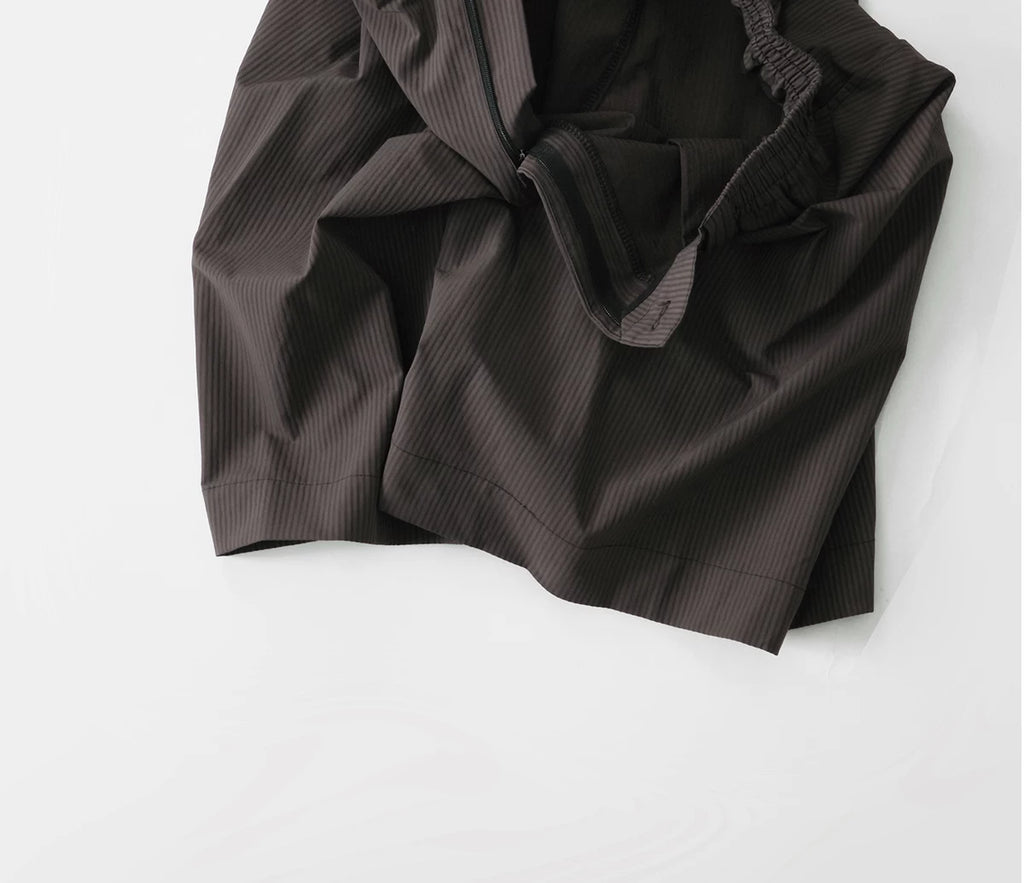 LIVINGTOWN High-waisted Vertical Striped Shorts