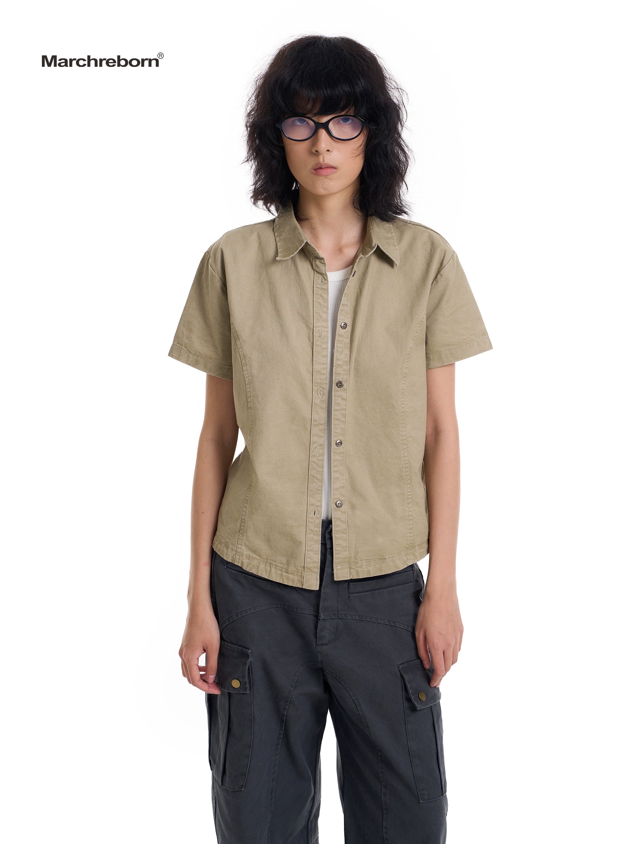March Washed Shoulder Tooling Shirt