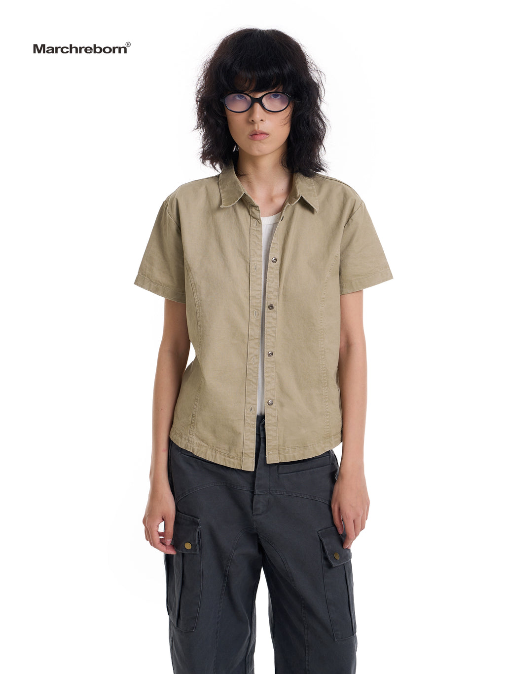 March Washed Shoulder Tooling Shirt