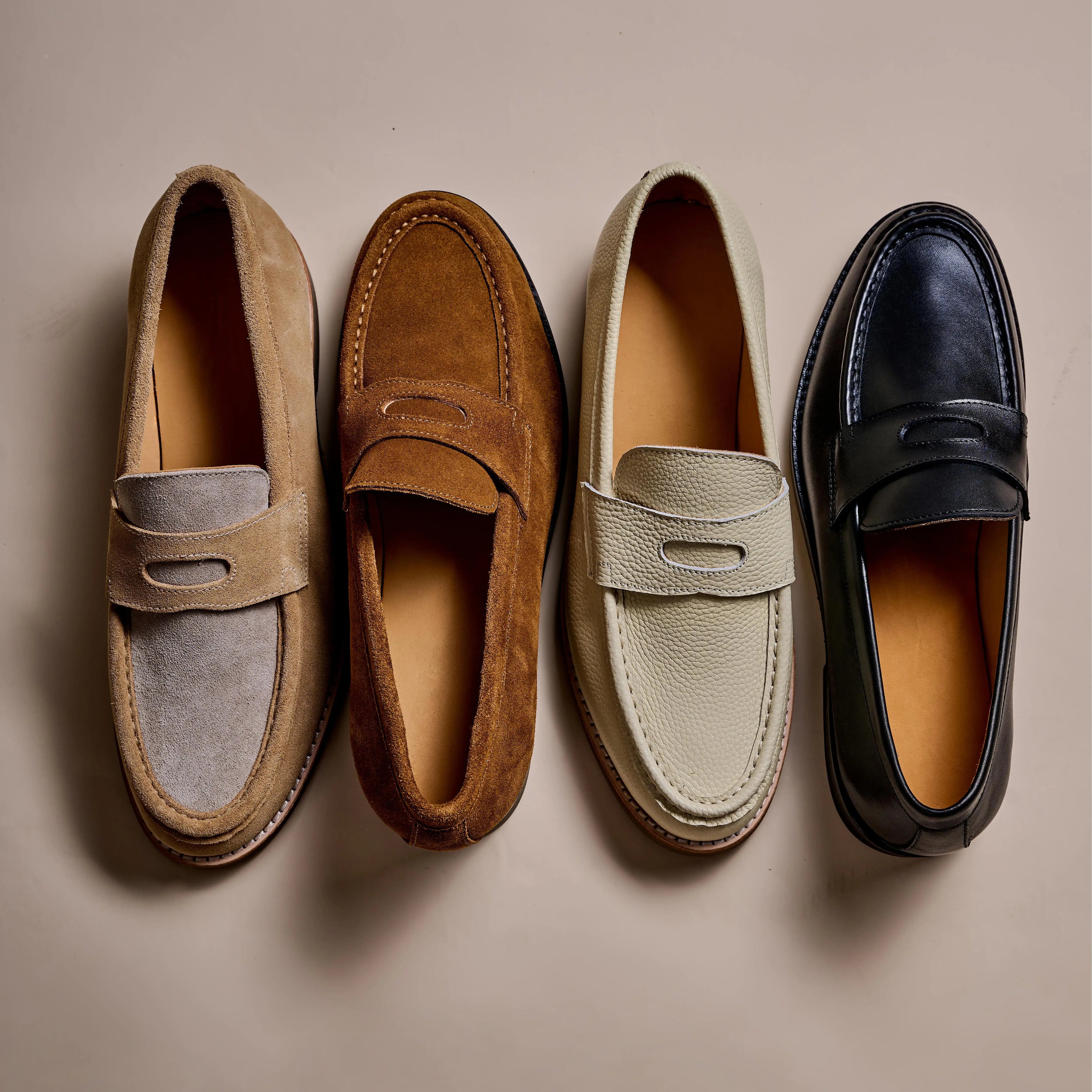 TERRAKOO One-pedal Old Money Style Retro Suede Casual Leather Shoes