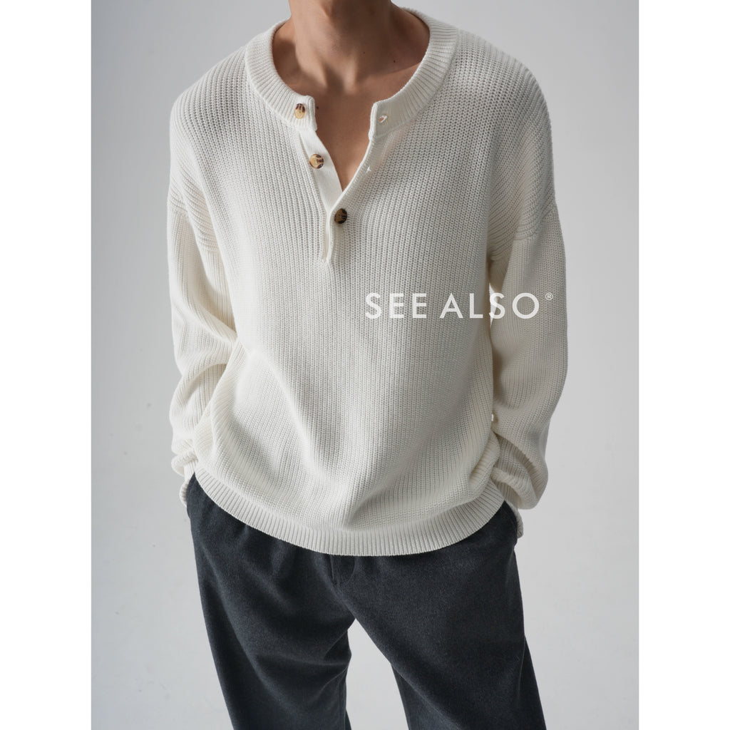 SEE ALSO Slack Lazy Knitted Sweater