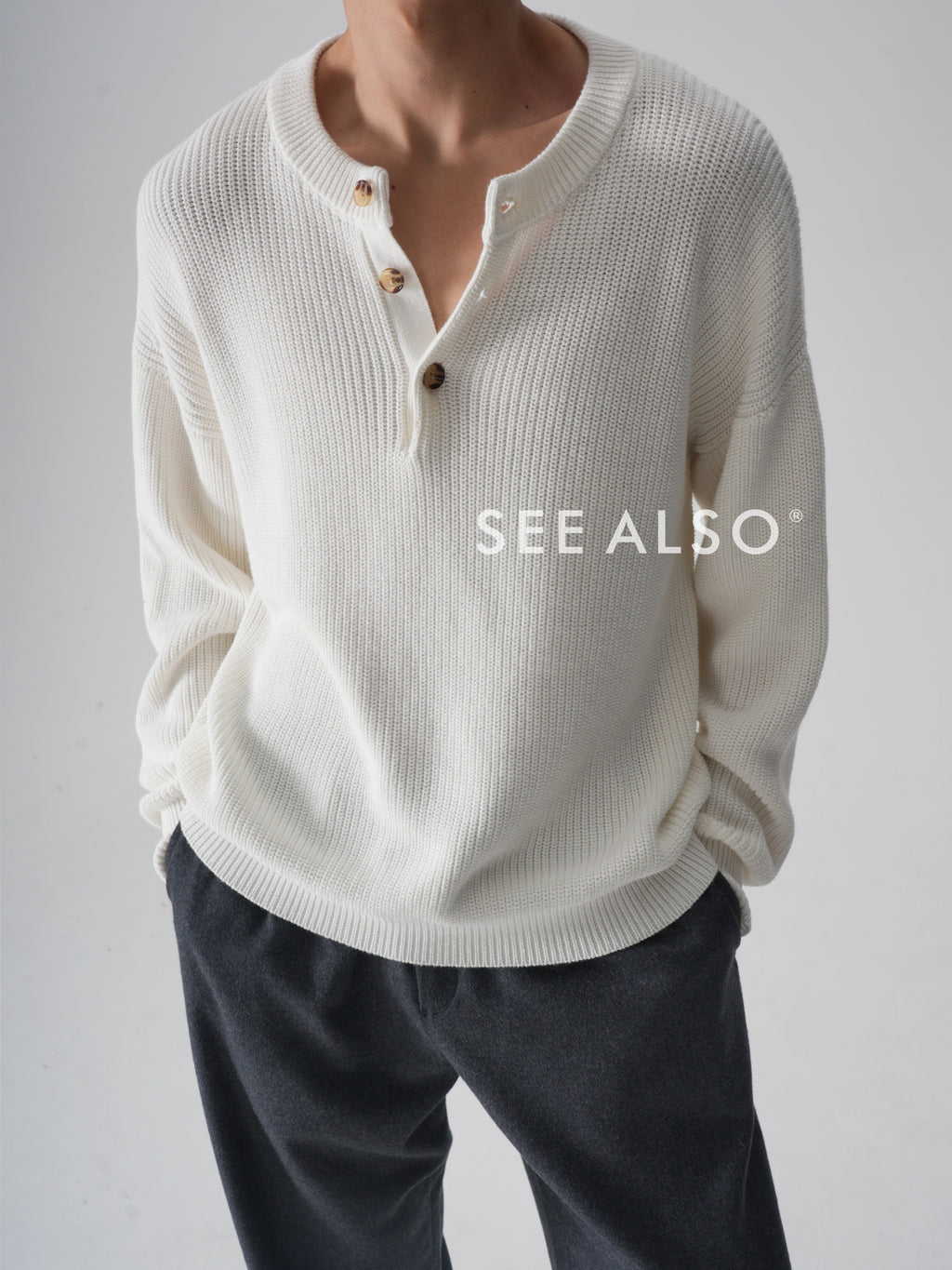 SEE ALSO Slack Lazy Knitted Sweater