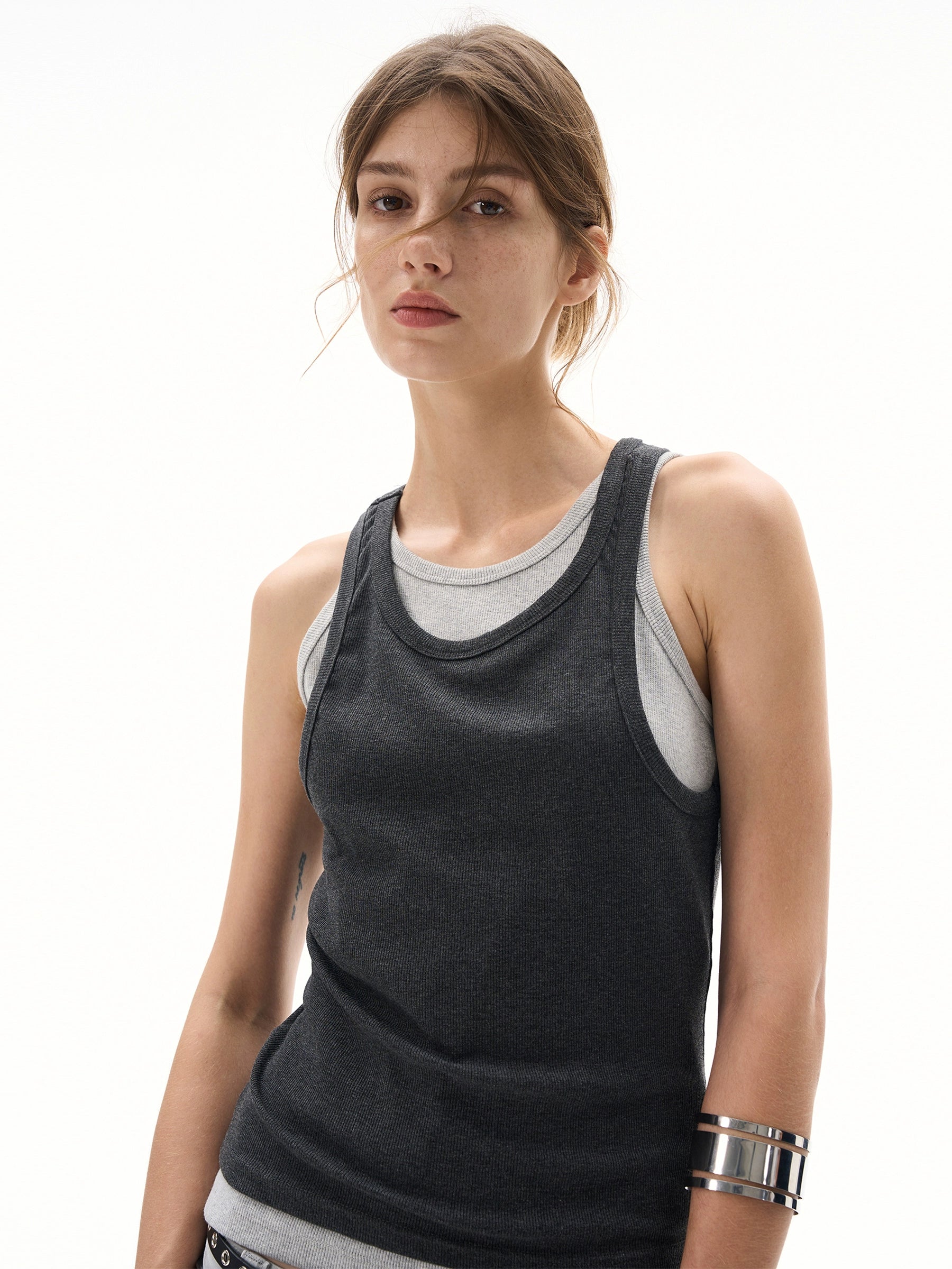 MADWITCH Real Two-piece Stacked I-shaped Vest